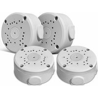 Set of 4 waterproof junction boxes for surveillance cameras