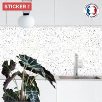 Crédence Adhésive Terrazzo Vert 200 x 60 cm