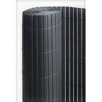 Canisse Plastic'eco Einfachseite Grau 1 m x 3 m