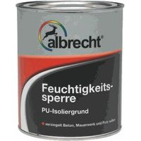Albrecht Feuchtigkeitssperre 750 ml farblos Sperrgrund Isoliergrund Außen