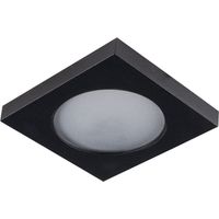 Plafoniera Kanlux FLINI 33120 nera quadrata IP44 GU10