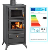 EEK A -Holzbeheizter Ofen Ofen Ofen Kochen Herd Kocher Kamin 12.1 kw Prity FME