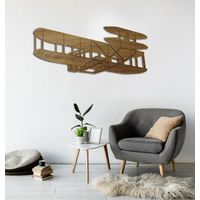Quadro in legno dell'aereo dei Fratelli Wright