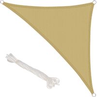Dreieckige Garten Schatten Segel Markise 3,6x3,6x3,6 Meter beige