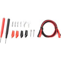 Ensemble de cordons de test pour multimètre numérique électronique P1500 avec pinces crocodiles et pointes de sonde remplaçables