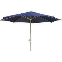 Parasol Bleu 3m Line Cross Grande Protection Solaire Et Manipulation Facile - Line Cross