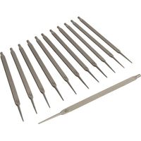 12er-Pack - Flachstumpf-Feile für geraden Doppelschneidwinkel VALLORBE LC1002022798 12