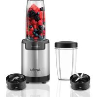 Ufesa Nutrimix Frullatore Individuale, Estrattore di Nutrienti e Vitamine Multifunzione, 900W di Potenza, Lame in Acciaio Inox, Frullati e Smoothies, Tritaghiaccio, Accessori 6 in 1