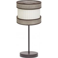 Sobremesa marron/beis modelo Home pequeña 1xe14 FABRILAMP