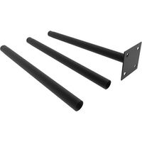 V-Tac – Poteau de jardin 3 m IP65 – Diamètre 70-75 mm – Couleur noire – Fixation pour panneaux solaires – Résistant aux intempéries