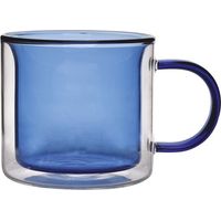 Liv Set De 2 Chope 27cl Double Paroi Bleu - Ona