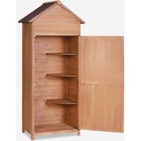 Cabane de jardin armoire de rangement en bois 3 étagères Scoter