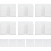 Support mural pour téléphone, adhésif universel, support de charge Mobile pour la maison, chambre à coucher, salle de bain, blanc, 6 pièces