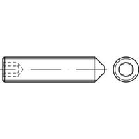 DIN 914/ISO 4027 Gewindestift VG M3x20 Stahl 45H blank Innensechskant m. Spitze 500 Stk