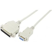 MicroConnect IC-137010 - Cavo per connessione Null Modem, colore bianco