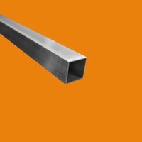Tube carré aluminium 6060 - 2 metres, Dimension - 50 x 50 mm, Epaisseur 4 mm