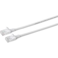MicroconnectMicroconnect V-UTP6A005W-SLIM cavo di rete Bianco 0,5 m Cat6a U/UTP (UTP)