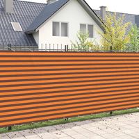 Balkon Sichtschutz 200 x 200 cm Stoff mit PU-Beschichtung