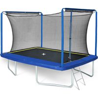 Trampoline rectangulaire YC 244 x 366 cm - bleu