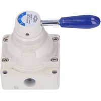 Soupape manuelle à levier rotatif pour contrôle d'air 0-1.0 MPa, 3 positions, 4 voies, 4HV330-08
