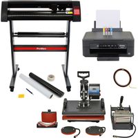 Bundle creativo PixMax con pressa a caldo 5 in 1 e plotter vinile 720mm