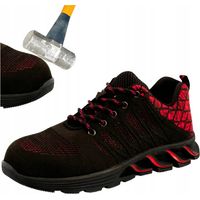 Chaussures de travail pour hommes, chaussures de travail à embout métallique respirantes pour l'été