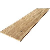 Tablette Chêne Rustique bois massif pleines lames, L.200 x l.50 cm, Ep.18 mm