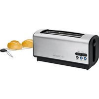 Clatronic TA 3687 7 4 tranche(s) 1200 W Noir, acier inoxydable