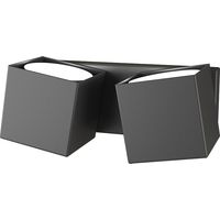 Applique Moderna Rotation Metallo Grigio Antracite 2 Luci Gx53