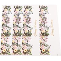 Étiquettes de Bouteille pour Douche de Mariée 70 Pièces, Design Floral Imperméable, Étiquettes Personnalisées pour Cadeaux de Mariage