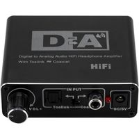 Convertisseur Audio DAC Optique/Coaxial Bidirectionnel avec Commutateur