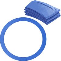 Housse de bord de trampoline 366 cm, couvercle ressort résistant UV, déperlant, accessoire protection bords, pièces détachées jardin, bleu