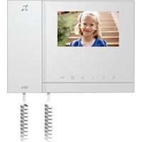 ABB M22303-W-02 Intercom 4.3" color video door phone with induction loop White - 2 wires