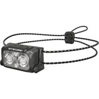 NU21 Running Headlamp, 360 Lumen Ultralight USB-C Rechargeable with White and Red LEDs(Black)