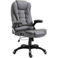 FIMEI Chaise de bureau Anthracite Similicuir