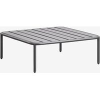 Table basse de jardin carrée 90x90 cm en acier Roubly SKLUM Gris Graphite