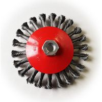 Spazzola circolare a mazzetti ritorti 150mm m14