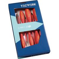 TECWERK Schraubendrehersatz 7-tlg.Schlitz/PZD VDE TECWERK