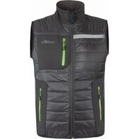 Ärmellose Arbeitsjacke WALL - Grau/Grün 5XL