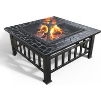 Brasero extérieur VOUNOT - 3 en 1 - Pour jardin et balcon