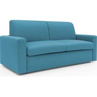 Kansas Schlafsofa mit 20 cm hohen Matratze aus wasserfestem Baumwollmischgewebe T13 172 cm (mat. 120x197) hellblau