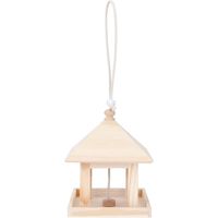 Maisonnette à Oiseaux Suspendue - Nichoir et Mangeoire Décoratif pour Jardin Extérieur