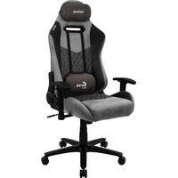 AeroCool Gaming Stuhl AC280 DUKE Alcantara style Ash Black (AC280BK)