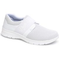 Zapatilla tipo blucher con cierre de elástico superior SIENA TEX 35 Blanco