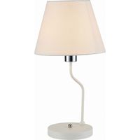 Lampada da tavolo Candellux York bianca 1xE14 44cm