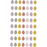 Bunte Ostereier-Aufkleber 56 Teile
