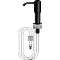Distributeur de savon intégré pour évier de cuisine, distributeur de savon avec tête de pompe et tube d'extension de 100 cm/40 pouces