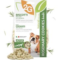 Biscotti per cani ROSEMARY COOKIES al rosmarino deporativo, tonico e stimolante ricchi di vitamine 350 g