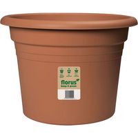 FLORUS - Pot Mediterran Cilindro 35cm terre cuite