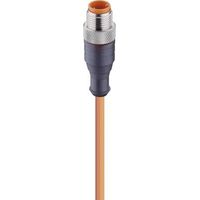 Lumberg Automation 11804-1 Connettore confezionato per sensore o attuatore M12 Spina dritta 2.00 m Numero di poli: 4 1